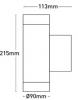 Piccolo II 12W LED Round Up/Down Coastal Wall Light